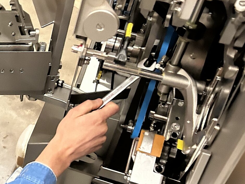 Mechaniker bei der Arbeit