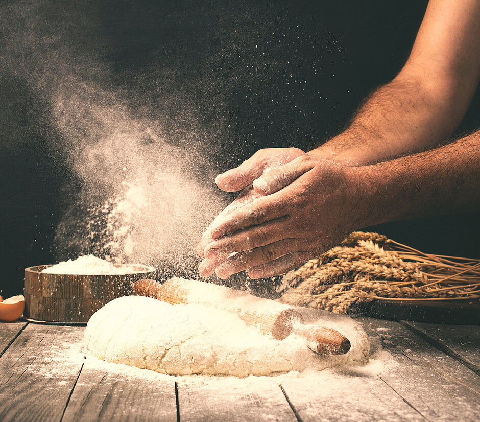 Handwerk Teigverarbeitung